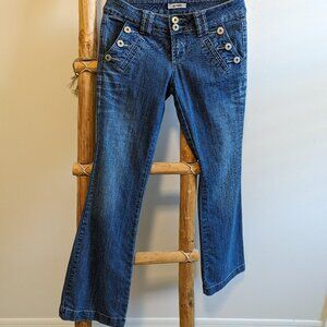 Bongo: Wide Leg Sailor Jeans Blue 7/J